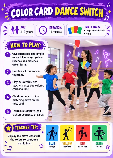 Color Card Dance Switch